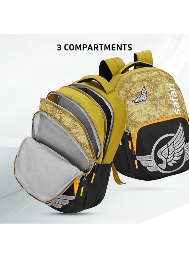 Safari Bonus 37L Casual Backpack with Armor Base, Detachable Freebie Sling Bag, Side Bag, Bottle Holder, Front Pocket, File Holder, School & College Bags, Office Bag, Travel Bag - Image 2