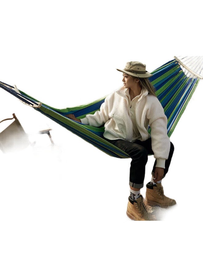 SCALER Outdoor Hammock, Outdoor Swing, Anti-Rollover, Double-Person Canvas Camping Swing Bed - Image 1