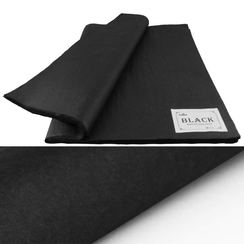 PMLAND Black Tissue Paper Bulk â€“ 100 Sheets 15 x 20 Inches Double-Sided Wrapping Paper for Gifts, Party Bags, Crafts, Holiday & Wedding Decorations - Image 2