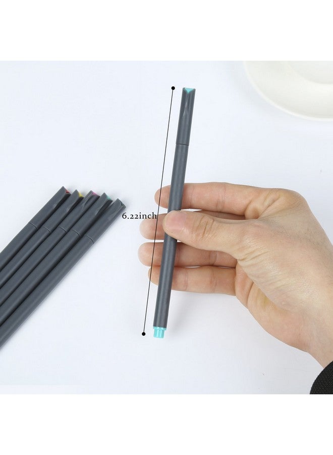 ai-natebok Fineliner Color Pens Set, 0.38Mm Fine Tip Pens, Porous Fine Point Makers Drawing Pen, Perfect For Writing In Bullet Journal And Planner, 24 Assorted Colors  - Image 5