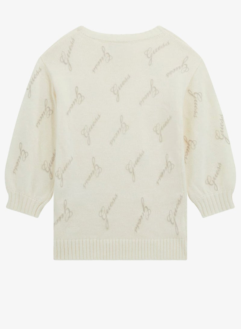 GUESS Kids Logo Knit Dress - Image 2