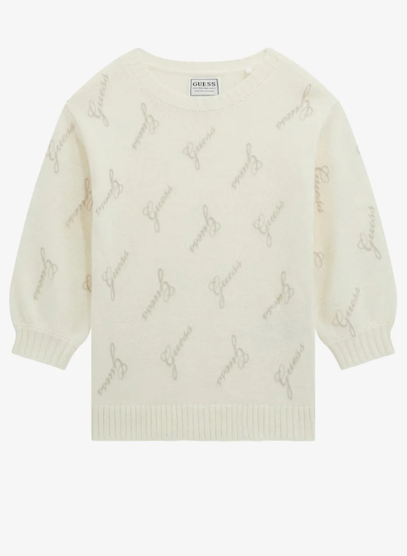 جس Kids Logo Knit Dress