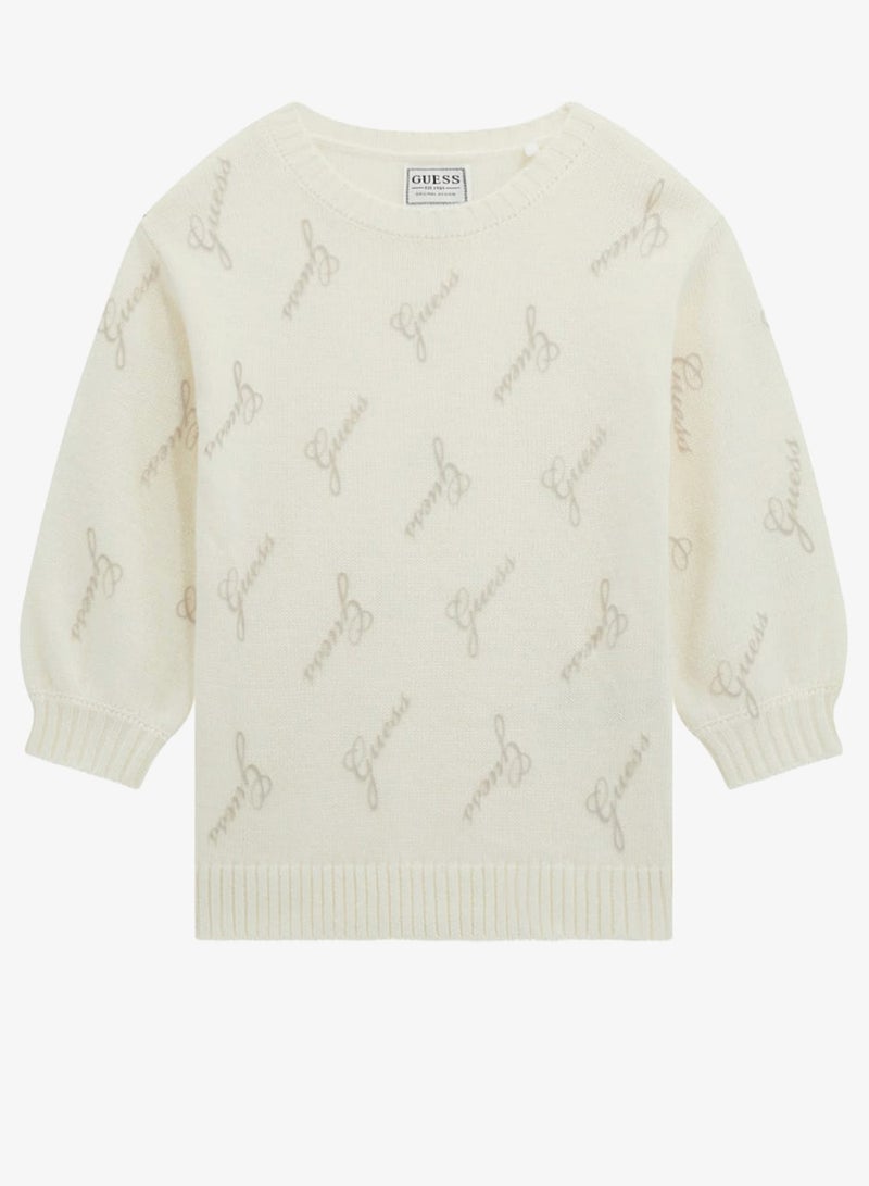 GUESS Kids Logo Knit Dress - Image 1