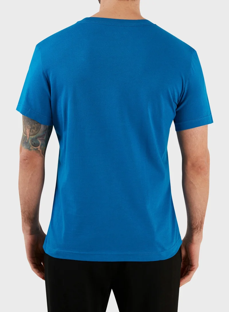 Calvin Klein Jeans 2 Pack Logo Crew Neck T-Shirt