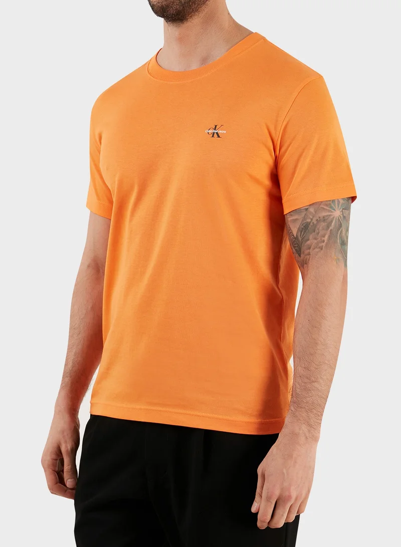 Calvin Klein Jeans 2 Pack Logo Crew Neck T-Shirt