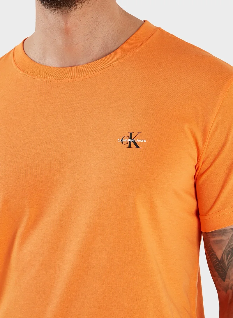 Calvin Klein Jeans 2 Pack Logo Crew Neck T-Shirt