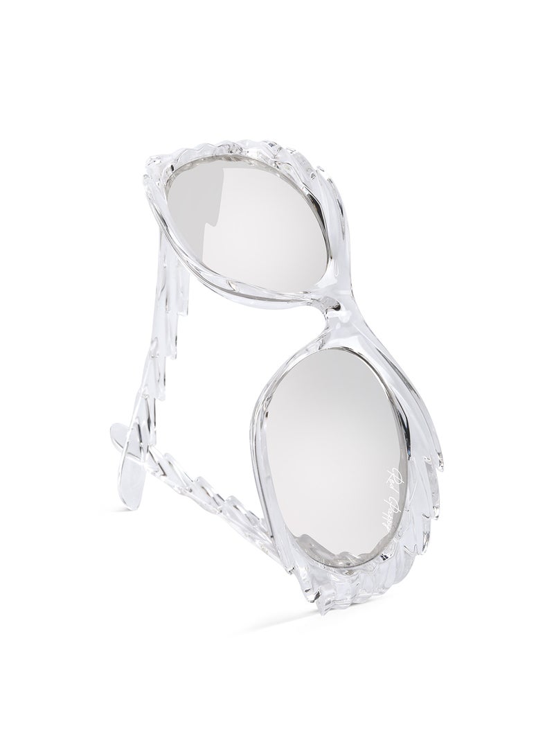 ووجلز نظارة شمسية مستطيلة شفافة أنيقة - Image 3