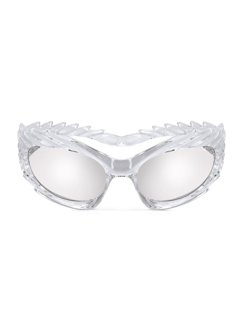 ووجلز نظارة شمسية مستطيلة شفافة أنيقة - Image 1