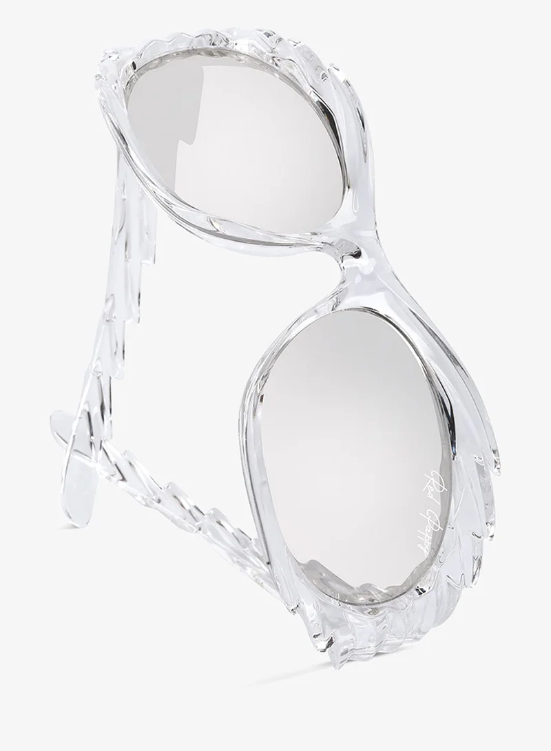 Woggles  Stylish Transparent Rectangle Sunglasses for Men | Best Price UAE