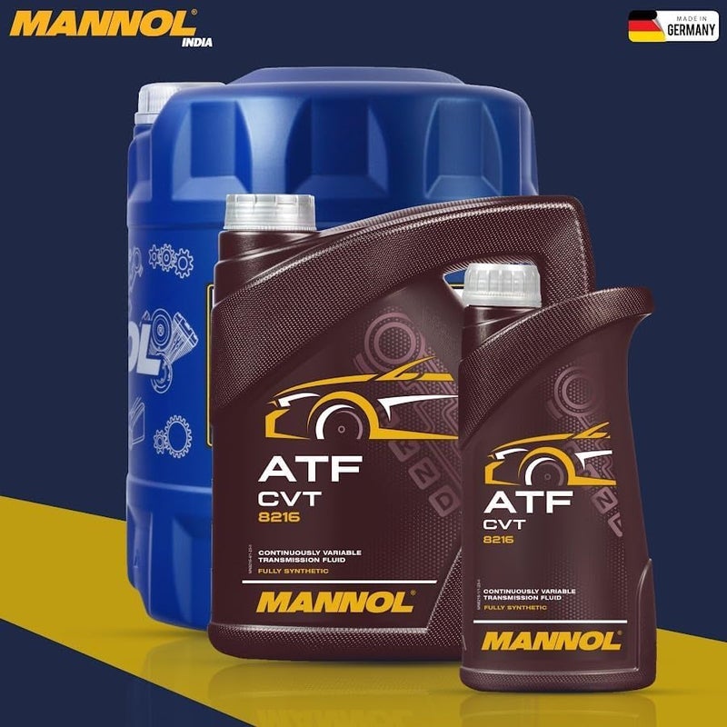 HTE MANNOL 8216 Fully Synthetic ATF for CVT - 4 Litres - Image 2