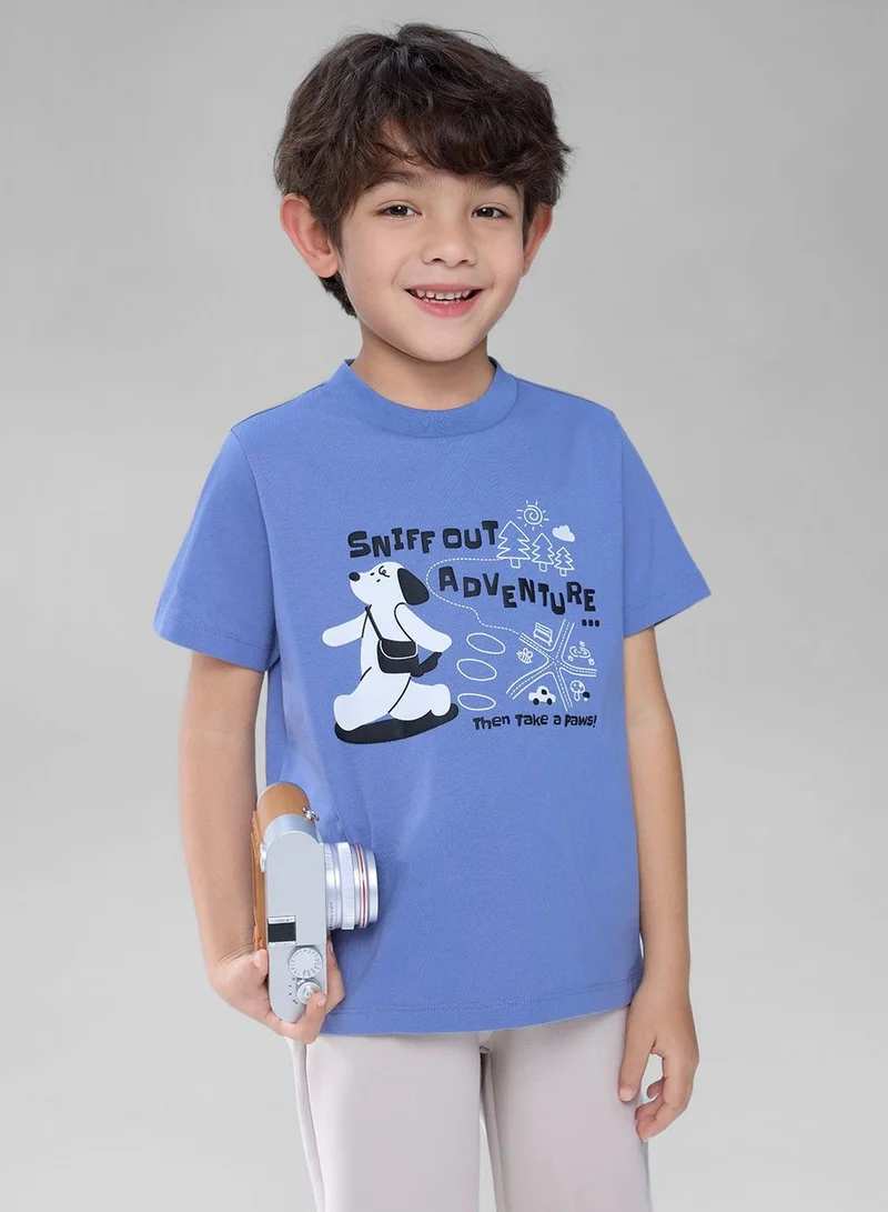 Kids Regular Cotton Print Tee