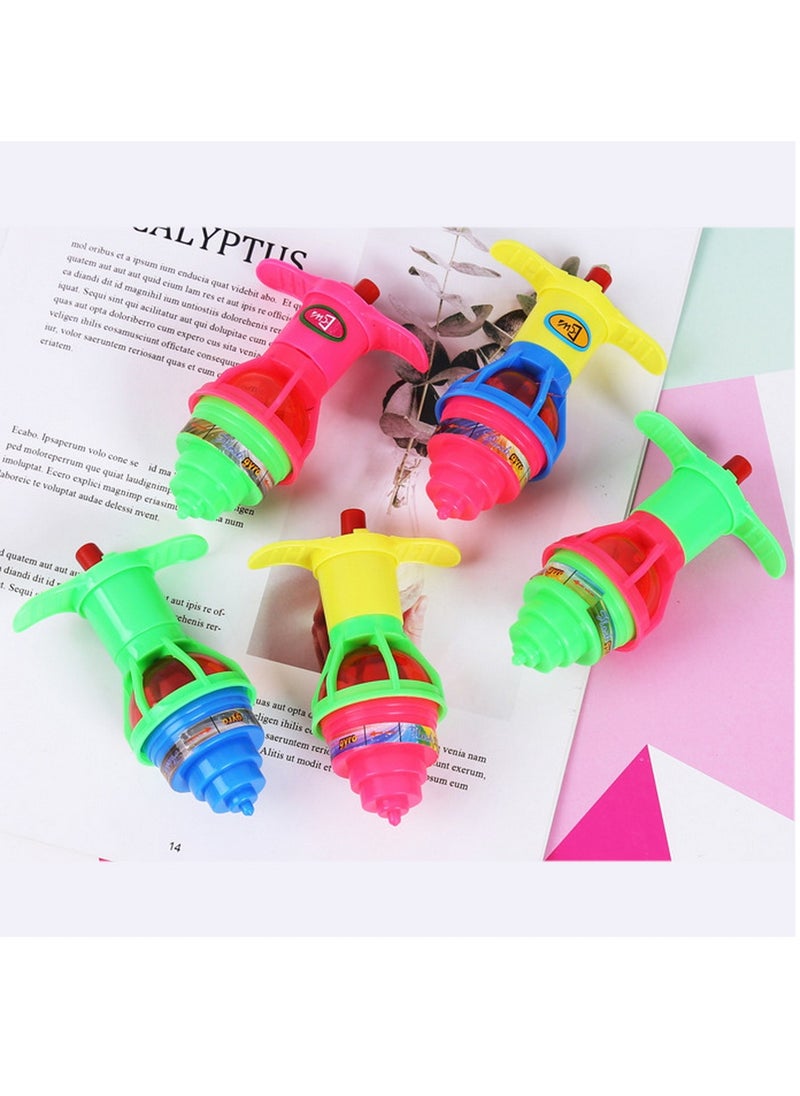 RATSAW 24 Pcs LED Light Up Spinning Tops for Kids Colorful Flashing Spinners Gyroscope Novelty Bulk Toys Party Favor Goodie Bag Fillers for Birthdays  - Image 3