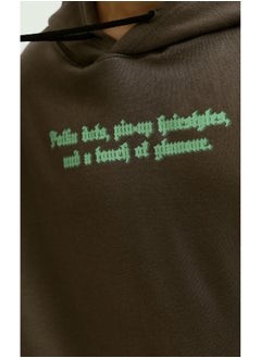 RAVIN Long Sleeves Printed Sweatshirt With Black Drawstring  - Image 4