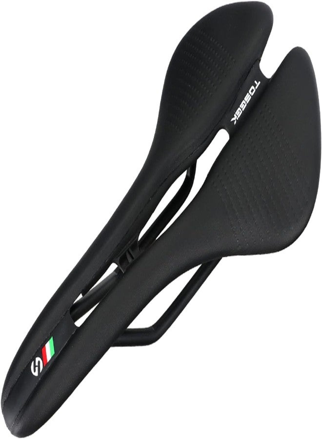 FCCRACING FCC Racing Toseek Toseek Eva Leather Comfortable Saddle (Black) - Image 1