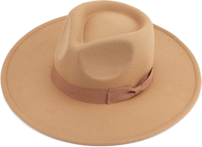 Pro Celia Big Wide Brim Women Fedora Hat - Image 1