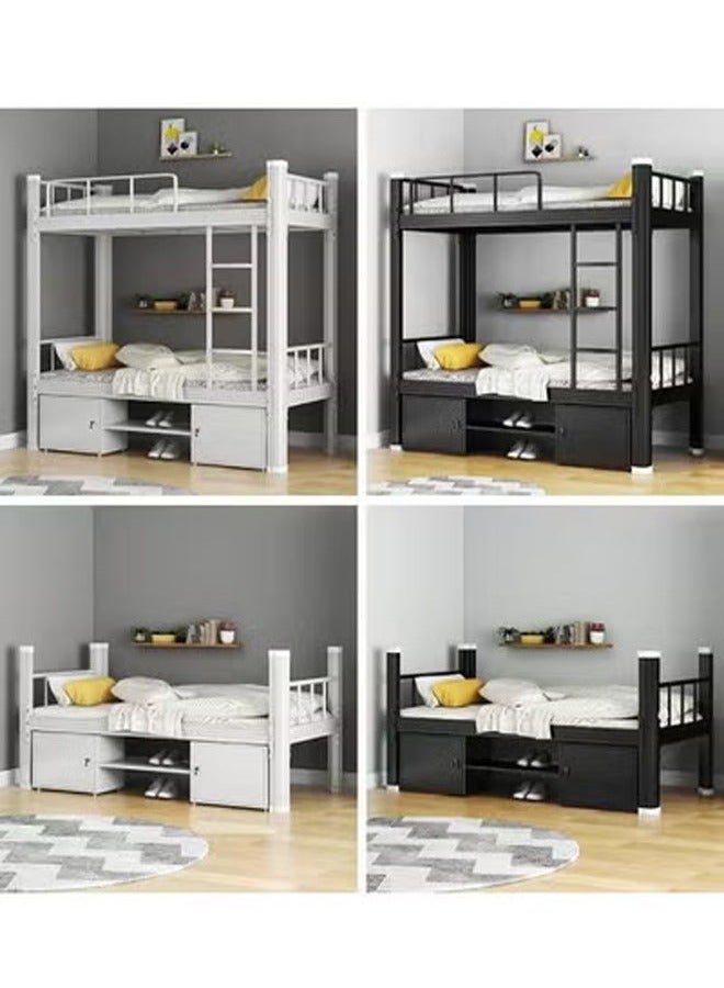 كلناميان سرير بطابقين مدمج مع مكتب مدمج ووحدة رفوف - Image 3