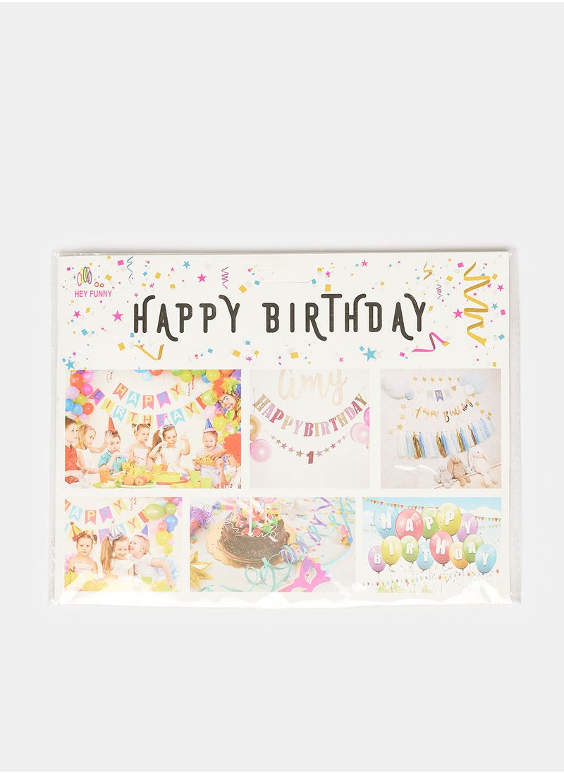 Generic Silver HBD Letterbanner 