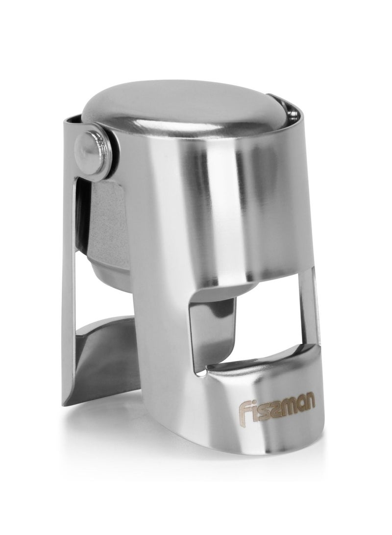 Fissman سدادة شمبانيا 5.5x4x5 سم (فولاذ مقاوم للصدأ) - Image 1