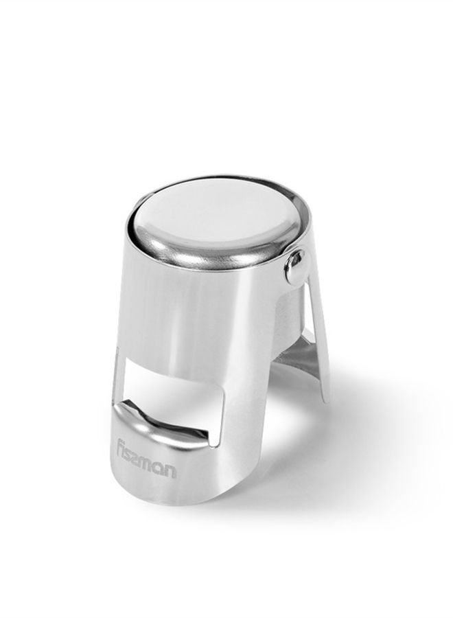 Fissman سدادة شمبانيا 5.5x4x5 سم (فولاذ مقاوم للصدأ) - Image 4