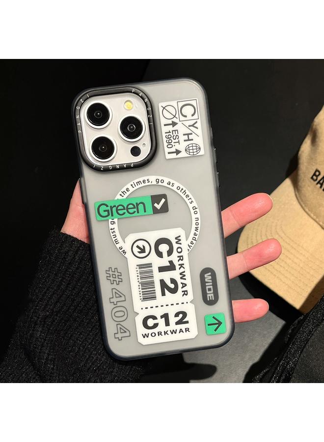 Zaboon Case For iPhone 13 Double-Layer Frosted IMD MagSafe Phone Case - Image 3