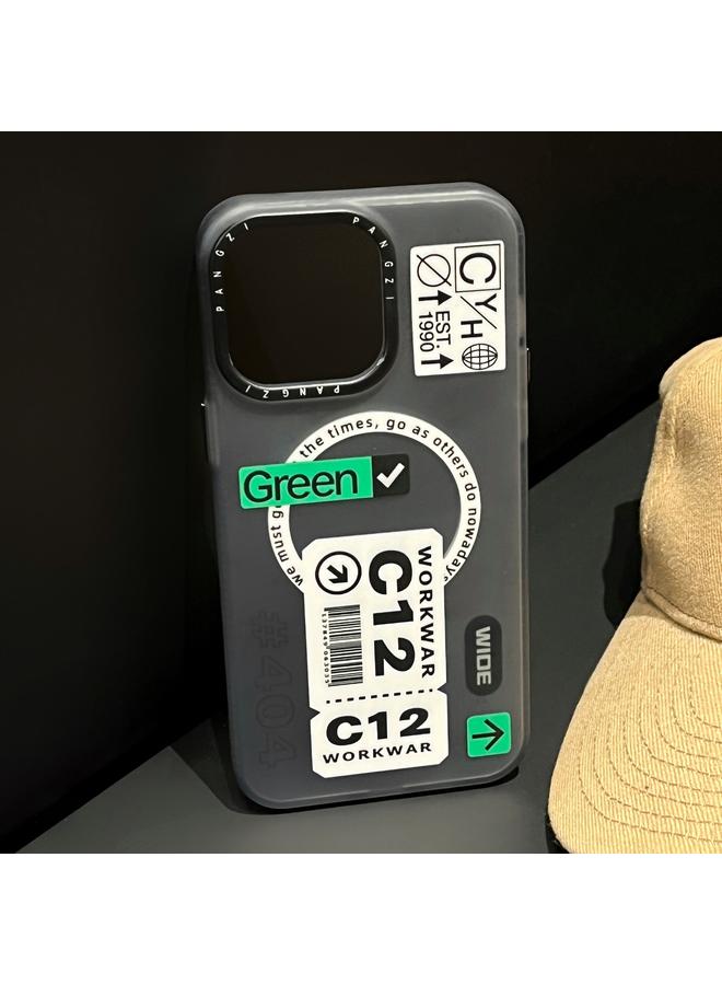 Zaboon Case For iPhone 13 Double-Layer Frosted IMD MagSafe Phone Case - Image 2