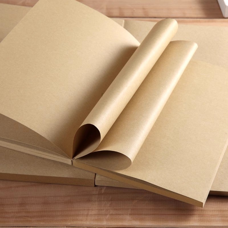 Zunjue A4/A5 Coil Glue Vintage Kraft Paper Book Sketch Sketch Book Hand-Painted Blank Kraft Painting Book - Image 4