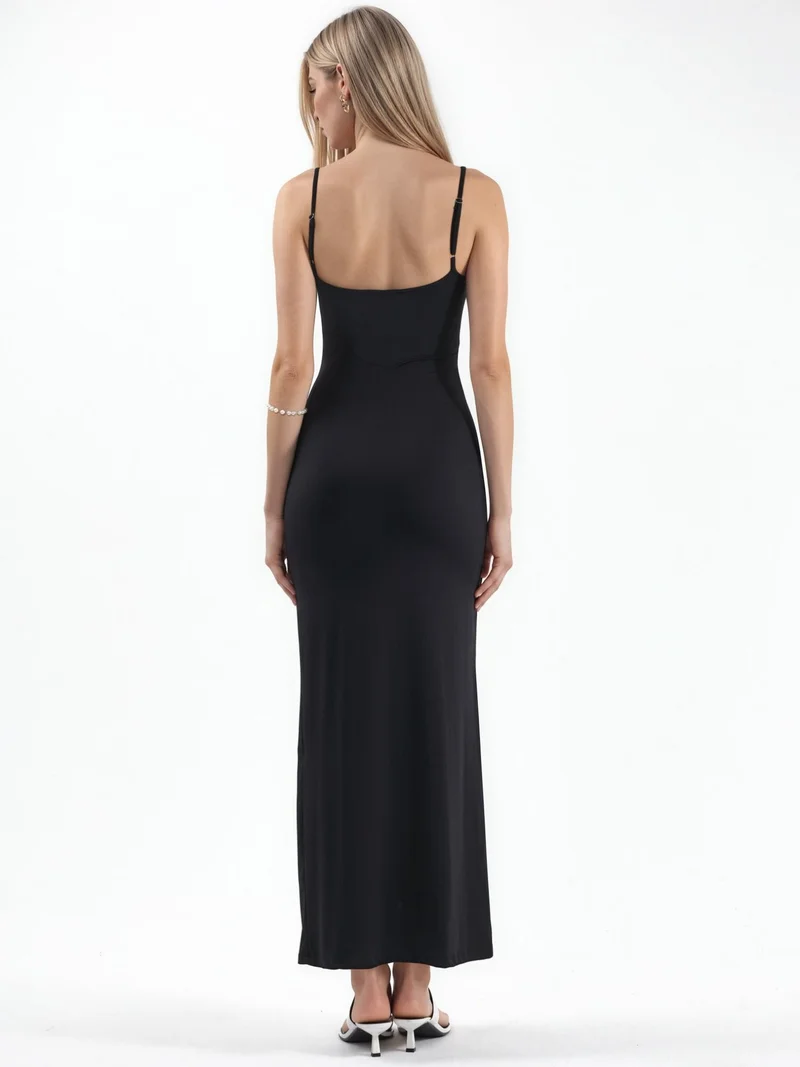 بوسيم BUSEM Sleeveless midi slip dress