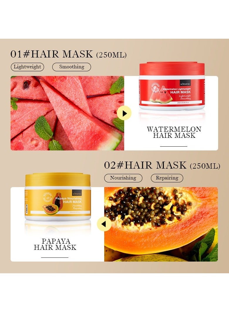 Kormesic قناع شعر خفيف الوزن بطيخ 250 مل-منعش وترطيب - Image 2