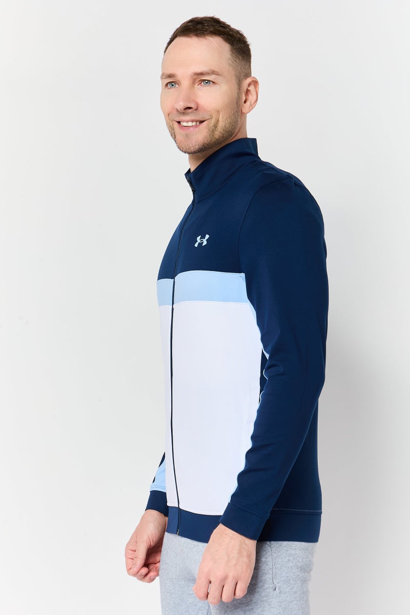 UNDER ARMOUR سويت شيرت تدريب بأكمام طويلة فضفاضة للرجال، متعدد الألوان - Image 3