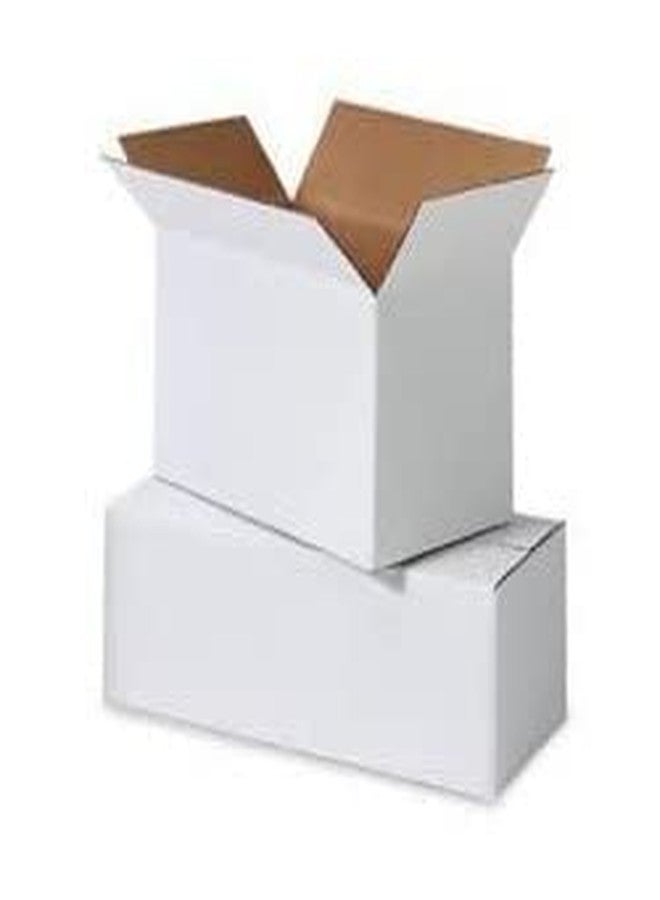 Box Brother 3 Ply White Corrugated Packing box Size: 9.5x6x3.5 Length 9.5 inch Width 6 inch Height 3.5 inch Shipping box Courier Box (Pack of 25) - Image 1