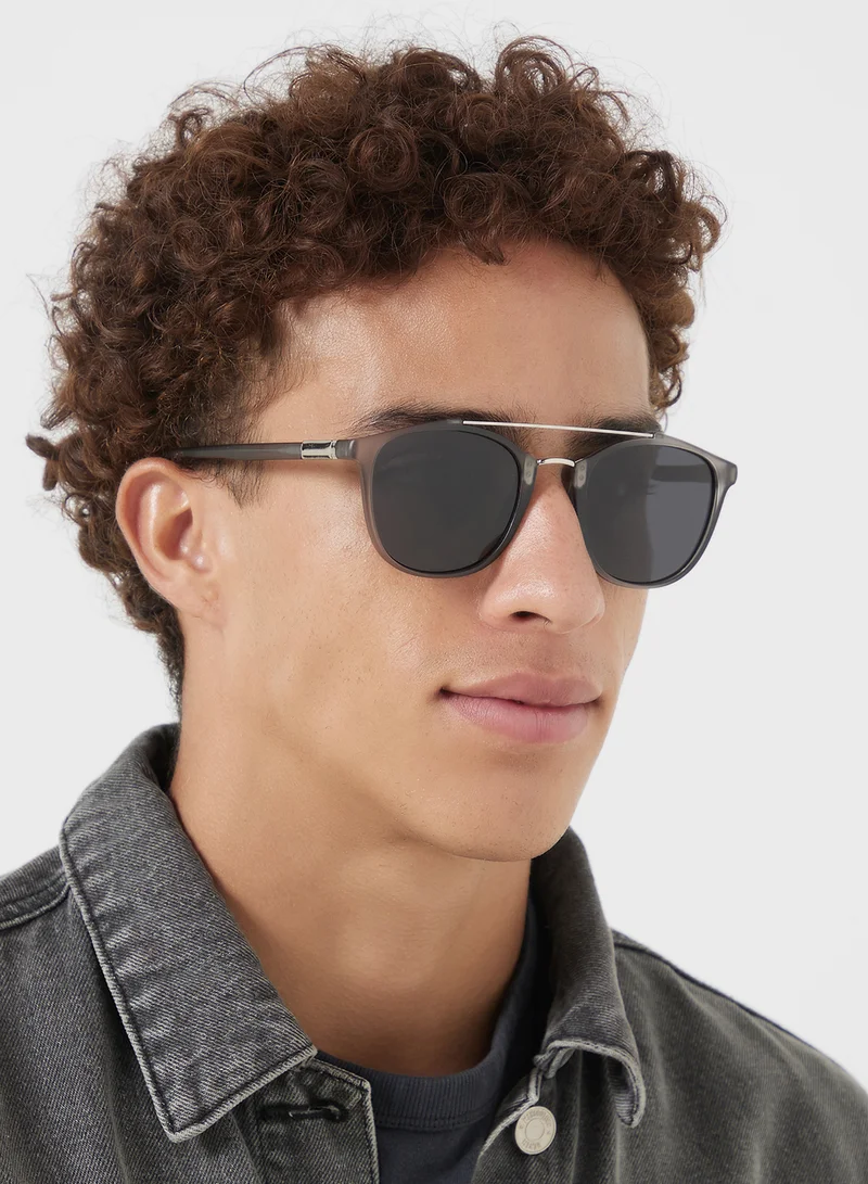 Robert Wood Polarized Lens With Spring Arms Round Sunglasses