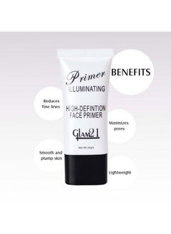 Glam 21 Glam21 Face Primer For Easy Makeup & Pore Minimize ; Gellike Texture ; Perfect Coverage ; Lightweight ; With Skinsoftening Apricot Essence ; 30 Gm  - Image 4