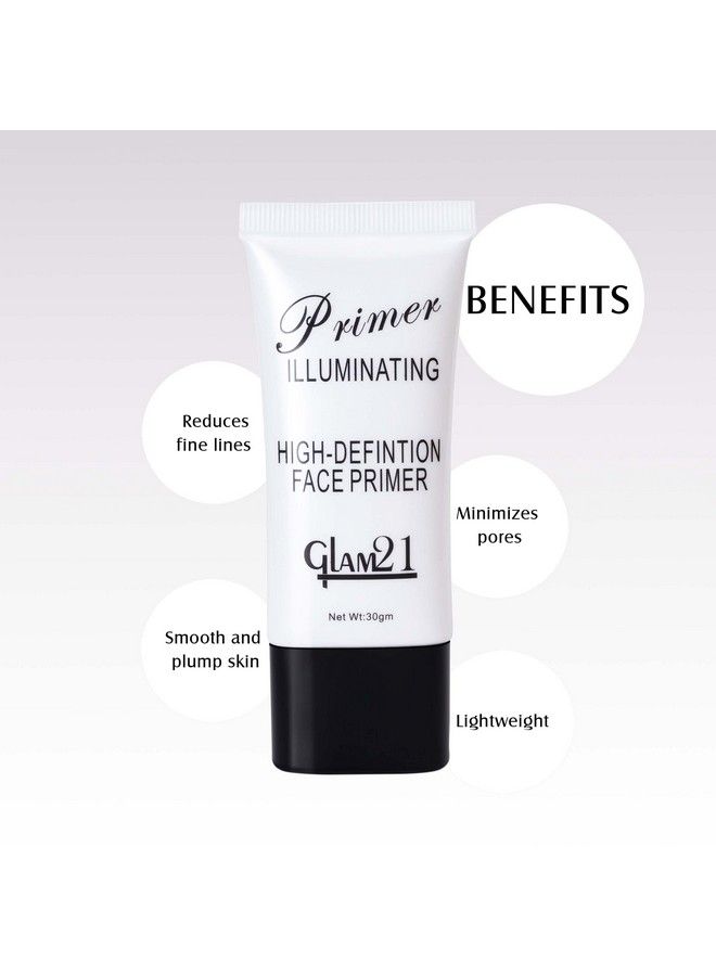Glam 21 برايمر وجه غلام 21 لسهولة المكياج وتقليل المسام ؛ قوام هلامي ؛ تغطية مثالية ؛ خفيف الوزن ؛ مع خلاصة المشمش لتنعيم البشرة ؛ 30 جرام - Image 4
