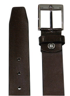 LAVERI LEATHER GENUINE LEATHER 35MM FORMAL AND CASUAL BROWN BELT FOR MENS 35MM  - Image 5