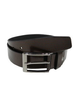 LAVERI LEATHER GENUINE LEATHER 35MM FORMAL AND CASUAL BROWN BELT FOR MENS 35MM  - Image 4
