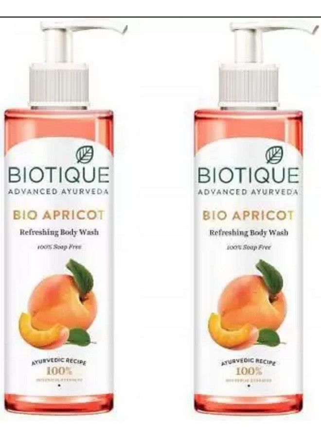 Biotique Bio_ Apricot_ Body_Wash 200Ml Pack Of 2 (2 X 200 Ml) - Image 1