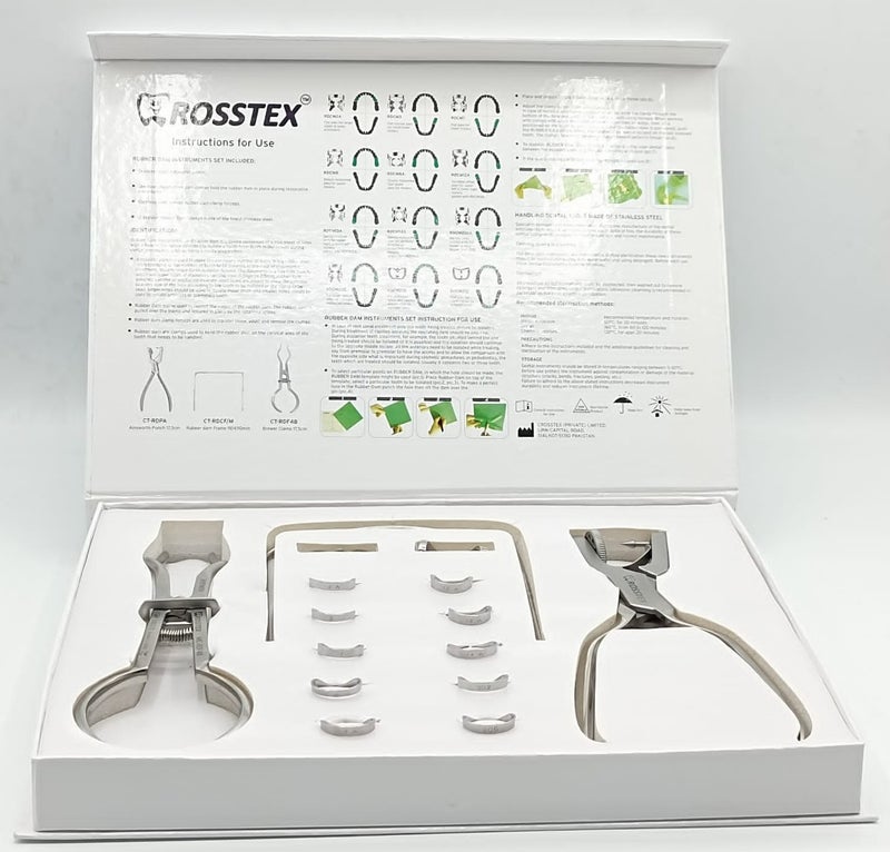 Crosstex Dental Instrument Rubber Dam (Set of 15) - Image 2