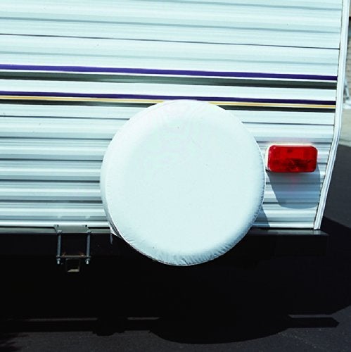 ADCO 1757 Polar White Vinyl Tire Cover J (Fits 27" Diameter Wheel) - Image 2