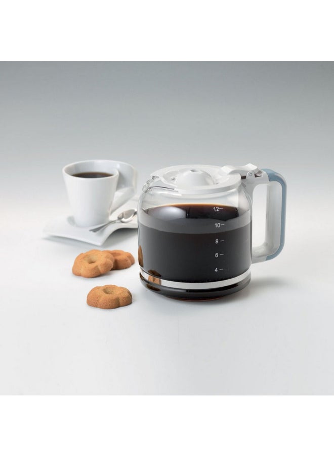 أريتي 2000W Vintage American Drip Coffee Machine Silver and Blue 2.1 Liter 00M134205ARAS 2.1 L 2000 W 00M134205ARAS Silver and Blue - Image 4