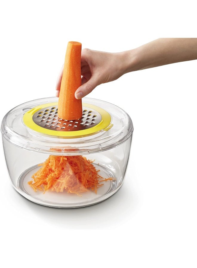 Joseph Joseph Multi Prep 4 Pieces Preparation Set With Salad Spinner Spiralizer Slicer And Grater - Image 3