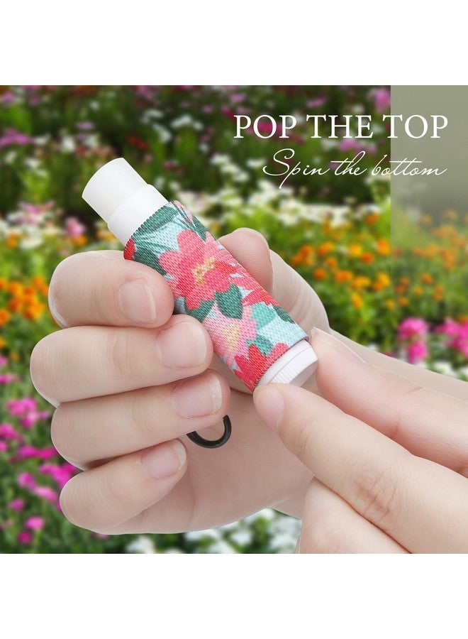 سوريو مجموعة من 10 قطع من حامل مرطب الشفاه من Sureio، سلسلة مفاتيح، حامل أحمر شفاه مضغوط، حامل ملمع شفاه، سلسلة مفاتيح، مشبك مرن لأحمر الشفاه (طراز عتيق) - Image 5