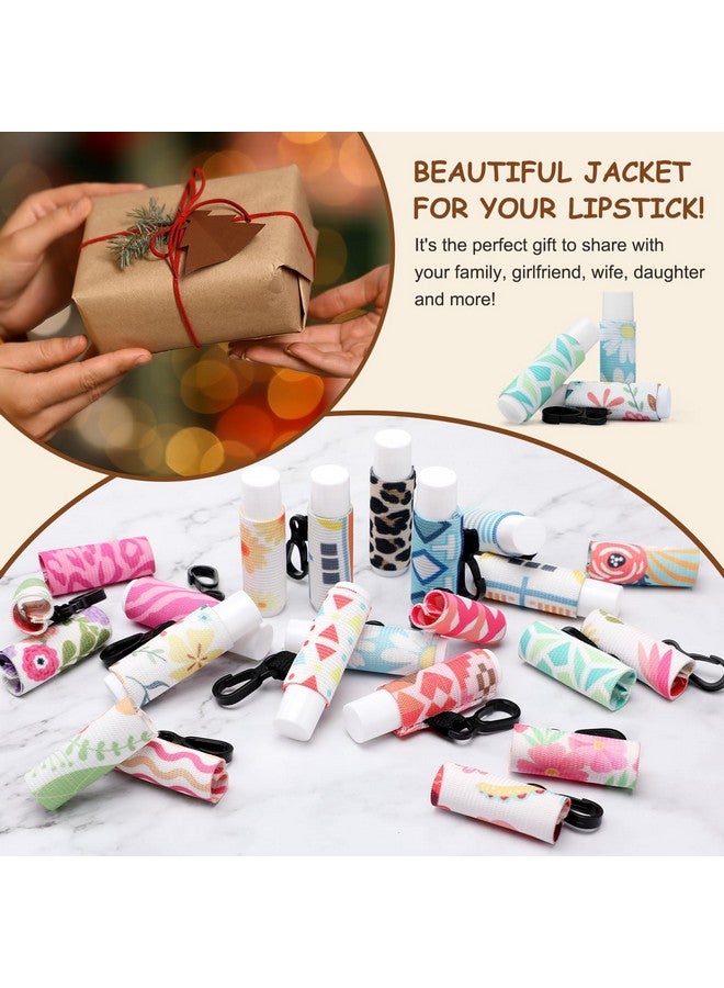 سوريو مجموعة من 10 قطع من حامل مرطب الشفاه من Sureio، سلسلة مفاتيح، حامل أحمر شفاه مضغوط، حامل ملمع شفاه، سلسلة مفاتيح، مشبك مرن لأحمر الشفاه (طراز عتيق) - Image 4