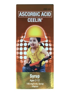 Ceelin Ceelin Ascorbic Acid 100MG/5ML Syrup 250 ml  - Image 1