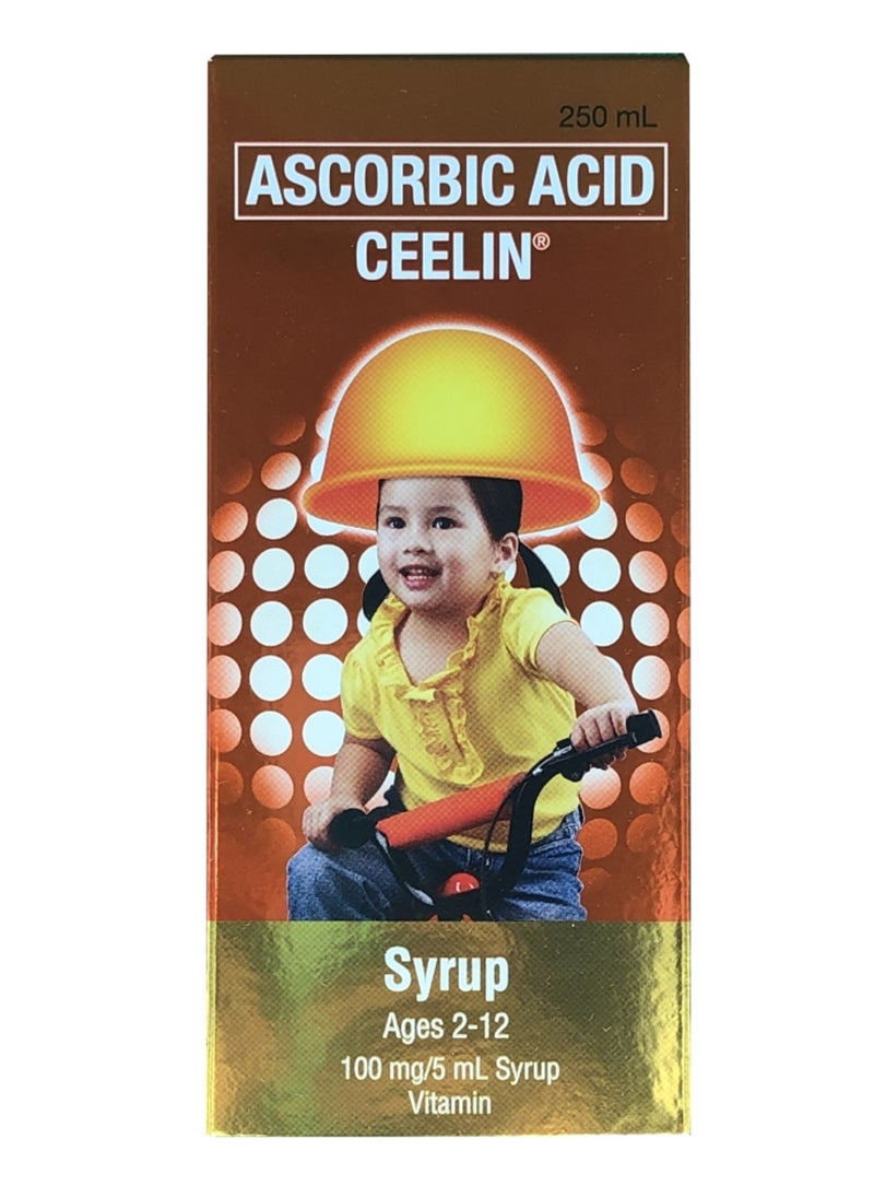 Ceelin - Ceelin Ascorbic Acid 100MG/5ML Syrup 250 ml - Image 1