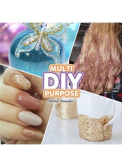Graffiti Resin Orange Glitter Powder Diamond Loose Highlighter Dust  - Image 5