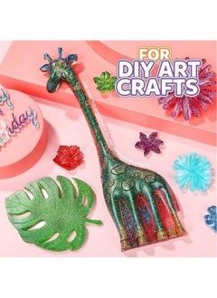 Graffiti Resin Orange Glitter Powder Diamond Loose Highlighter Dust  - Image 3