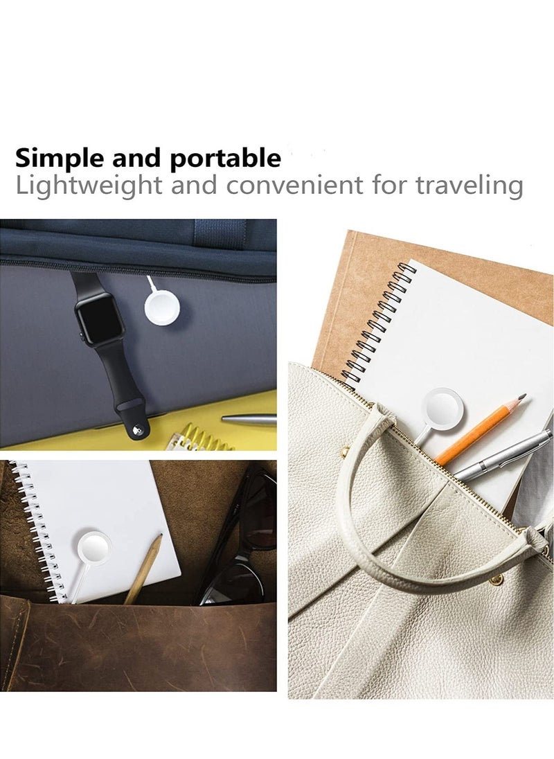 ELTRAZONE - 𝟐𝟎𝟐𝟐 𝐔𝐩𝐠𝐫𝐚𝐝𝐞𝐝 for Apple Watch Charger Magnetic Fast Charging Cable [Portable] Magnetic Wireless Charging Compatible with Apple Watch Series Ultra/8/7/6/SE/SE2/5/4/3/2/1-[3.3ft/1M] White - Image 1