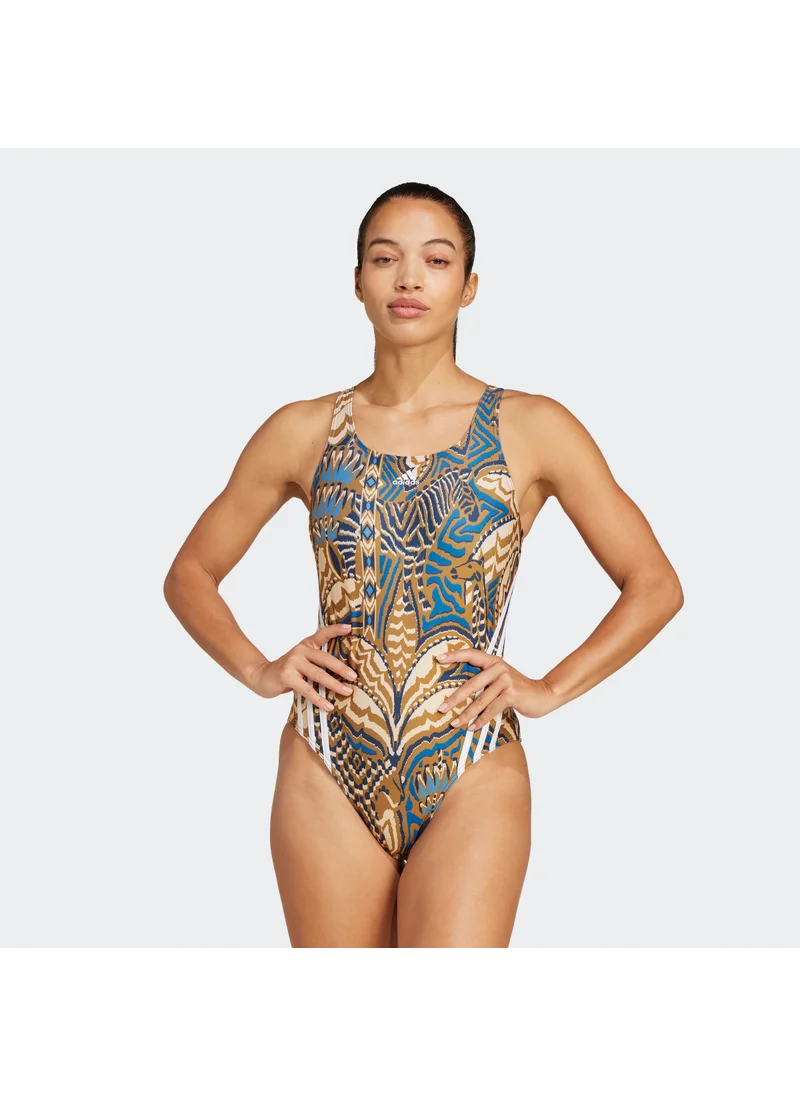 Adidas Adidas x Farm Swimsuit 3 stripes