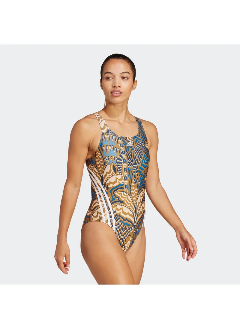 Adidas Adidas x Farm Swimsuit 3 stripes