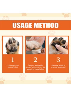 YEGBONG Paw Balm - Dog Pet Paw Wax Moisturizer Paw Pad Lotion Protects And Heals Dry Cracked Damaged Paws Foot Pads For Cats Dogs, Repairs And Moisturizes Dry, Cracked And Damaged Paws 50g  - Image 4